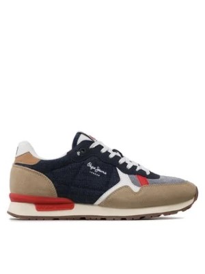 Zdjęcie produktu Pepe Jeans Sneakersy Brit Man Heritage PMS30925 Granatowy