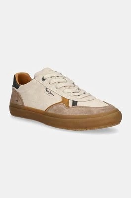 Zdjęcie produktu Pepe Jeans sneakersy zamszowe PMS31053 kolor beżowy TRAVIS RETRO M