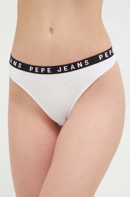 Zdjęcie produktu Pepe Jeans stringi kolor biały