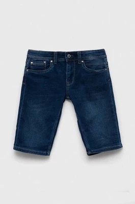 Zdjęcie produktu Pepe Jeans szorty jeansowe dziecięce PJL BJ Denim kolor niebieski regulowana talia