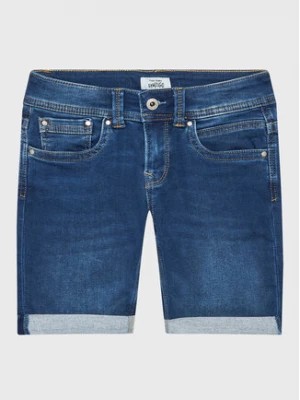Zdjęcie produktu Pepe Jeans Szorty jeansowe Tracker Short PB800696JS0 Niebieski Slim Fit