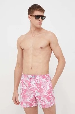 Zdjęcie produktu Pepe Jeans szorty kąpielowe HIBISCUS SWIMSHORT kolor różowy PMB10390