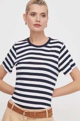 Zdjęcie produktu Pepe Jeans t-shirt bawełniany JINX damski kolor granatowy PL505845