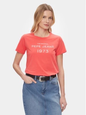 Zdjęcie produktu Pepe Jeans T-Shirt Harbor PL505743 Czerwony Regular Fit