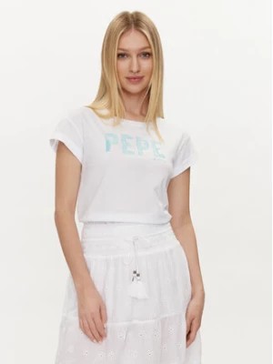 Zdjęcie produktu Pepe Jeans T-Shirt Janet PL505836 Biały Regular Fit