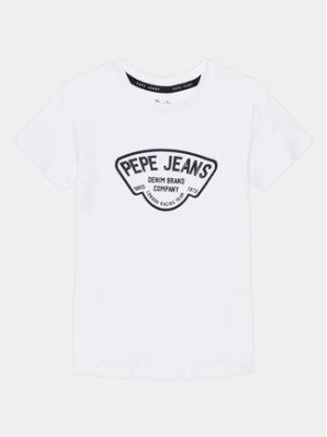 Zdjęcie produktu Pepe Jeans T-Shirt Regen PB503848 Biały Regular Fit