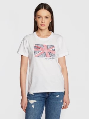 Zdjęcie produktu Pepe Jeans T-Shirt Tara PL505343 Biały Regular Fit