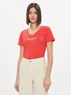 Zdjęcie produktu Pepe Jeans T-Shirt Wendy PL505482 Czerwony Regular Fit