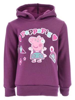 Zdjęcie produktu Peppa Pig Bluza "Świnka Peppa" w kolorze fioletowo-jasnoróżowym rozmiar: 110