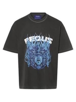 Zdjęcie produktu PEQUS T-shirt męski Mężczyźni Bawełna szary nadruk,