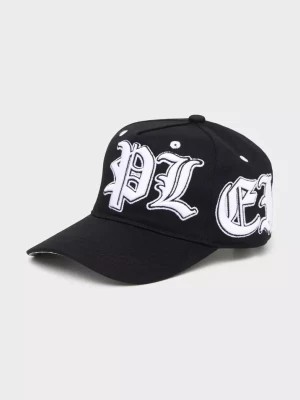 Zdjęcie produktu Philipp Plein Czarna czapka z daszkiem Paisley Gothic