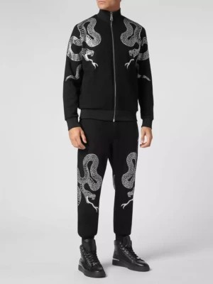 Zdjęcie produktu Philipp Plein Czarny komplet dresowy Snake