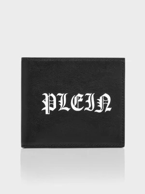 Zdjęcie produktu Philipp Plein Czarny skórzany portfel Gothic