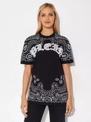 Zdjęcie produktu Philipp Plein Czarny t-shirt we wzór Paisley