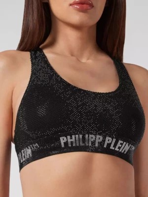 Zdjęcie produktu Philipp Plein Czarny top Bra Stones