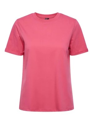 Zdjęcie produktu Pieces Koszulka "Ria" w kolorze różowym rozmiar: XXL