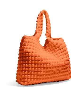 Zdjęcie produktu Pieces Shopper bag "Kinna" w kolorze pomarańczowym rozmiar: onesize