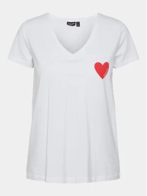 Zdjęcie produktu Pieces T-Shirt Musi 17148651 Biały Regular Fit