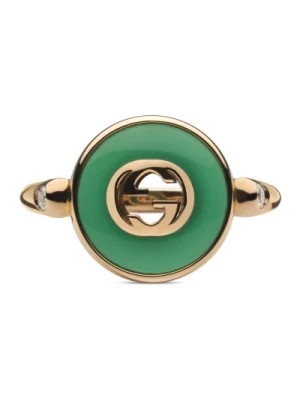 Zdjęcie produktu Pierścień Interlocking w różowym złocie Gucci