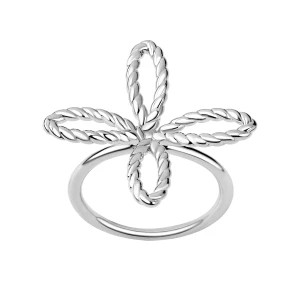 Zdjęcie produktu Pierścionek srebrny - kwiat - Rosalie Rosalie - Biżuteria YES
