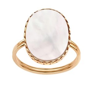 Zdjęcie produktu Pierścionek złoty z masą perłową - Pearls Pearls - Biżuteria YES