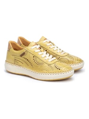 Zdjęcie produktu Pikolinos Skórzane sneakersy "Mesina" kolorze żółtym rozmiar: 40