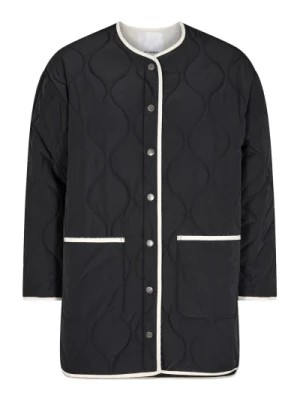 Zdjęcie produktu Pikowana kurtka techniczna z kontrastowymi detalami Co'Couture