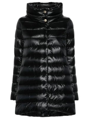 Zdjęcie produktu Pikowana kurtka z gęsim puchem czarna Herno