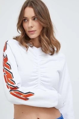 Zdjęcie produktu Pinko bluza bawełniana damska kolor biały z nadrukiem 103259.A1QG