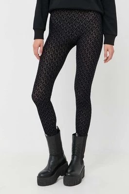 Zdjęcie produktu Pinko legginsy damskie kolor czarny z nadrukiem