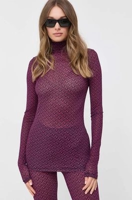 Zdjęcie produktu Pinko longsleeve kolor różowy z golfem 101813.A13G