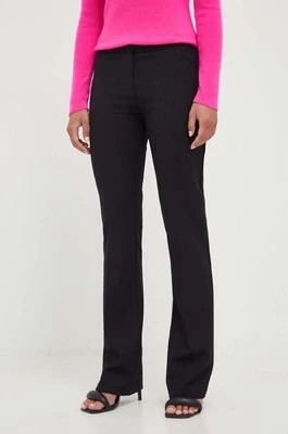 Zdjęcie produktu Pinko spodnie z domieszką wełny kolor czarny proste high waist 102204.A18F