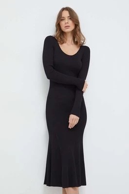 Zdjęcie produktu Pinko sukienka kolor czarny maxi dopasowana 102800.A170