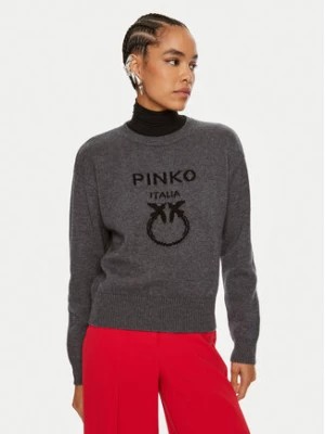 Zdjęcie produktu Pinko Sweter Burgos 100414 Y7Z4 Szary Regular Fit