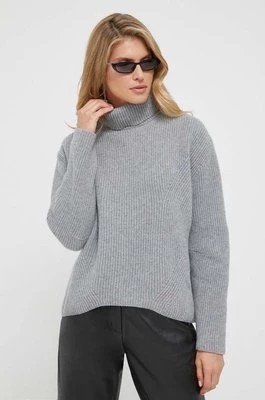 Zdjęcie produktu Pinko sweter wełniany kolor szary z golfem 102247.A1CH
