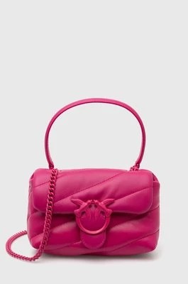 Zdjęcie produktu Pinko torebka skórzana kolor różowy 100040.A1JO