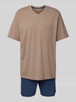 Zdjęcie produktu Piżama z kieszenią na piersi model ‘Comfort Essentials’ Schiesser