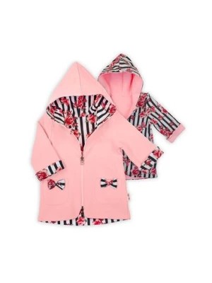 Zdjęcie produktu Płaszczyk dresowy dwustronny dziewczęcy - różowy Nicol