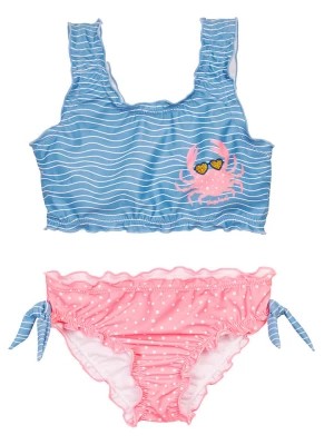 Zdjęcie produktu Playshoes Bikini w kolorze błękitno-jasnoróżowym rozmiar: 98/104