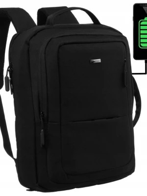 Zdjęcie produktu Plecak podróżny z miejscem na laptopa i portem USB - Peterson Merg