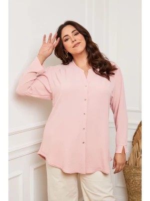 Zdjęcie produktu Plus Size Company Bluzka "British" w kolorze jasnoróżowym rozmiar: 38