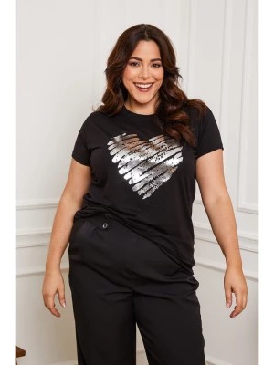 Zdjęcie produktu Plus Size Company Koszulka "Feredl" w kolorze czarnym rozmiar: 44