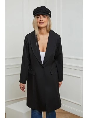 Zdjęcie produktu Plus Size Company Płaszcz przejściowy "Ardoise" w kolorze czarnym rozmiar: 44