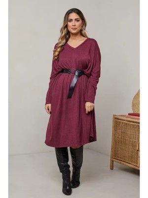 Zdjęcie produktu Plus Size Company Sukienka "Janet" w kolorze fioletowym rozmiar: 50