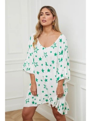 Zdjęcie produktu Plus Size Company Sukienka w kolorze zielono-białym rozmiar: 50