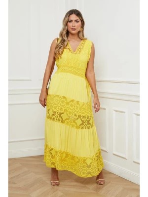 Zdjęcie produktu Plus Size Company Sukienka w kolorze żółtym rozmiar: 40