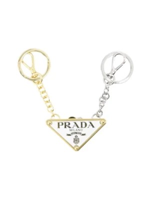 Zdjęcie produktu Podzielny brelok z metalowym logo Prada
