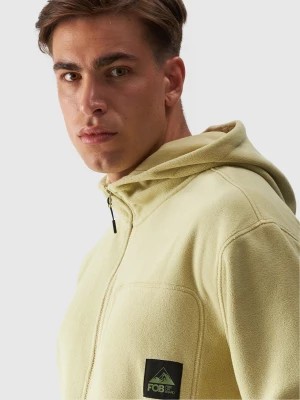 Zdjęcie produktu Polar z kapturem oversize męski - oliwkowy/khaki 4F