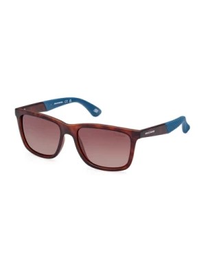 Zdjęcie produktu Polaroidowe brązowe okulary przeciwsłoneczne styl hawajski Skechers