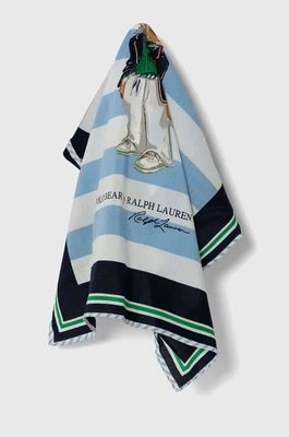 Zdjęcie produktu Polo Ralph Lauren apaszka z domieszką jedwabiu wzorzysta 455938468